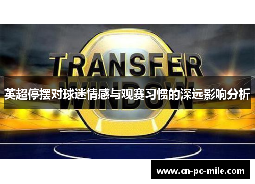 英超停摆对球迷情感与观赛习惯的深远影响分析
