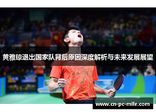 黄雅琼退出国家队背后原因深度解析与未来发展展望 黄雅琼退出国家队背后原因深度解析与未来发展展望